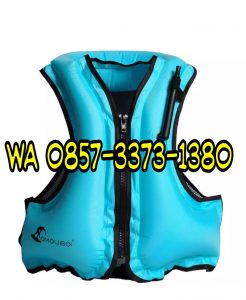 Jual Jaket Pelampung Tiup Safety Berenang Solo WA 085733731380